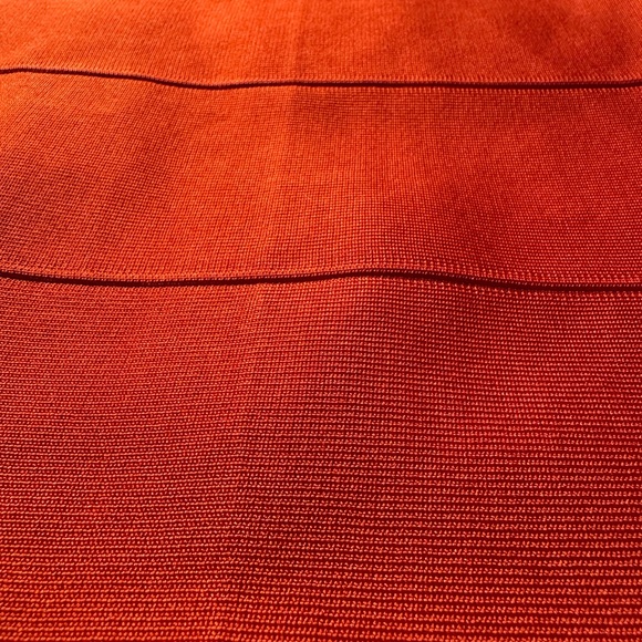 NWOT Herve Leger x Forever 21 Vibrant Orange Cutout Bandage Dress - Picture 4 of 6